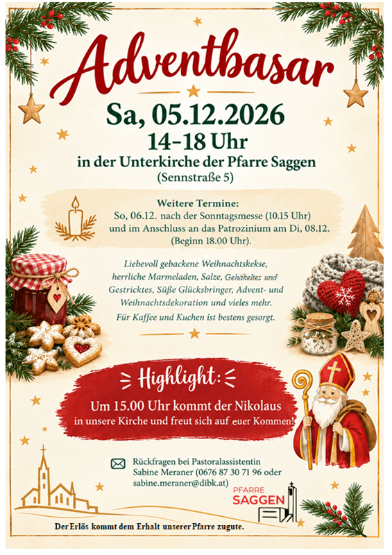 Plakat Adventbasar 2026
